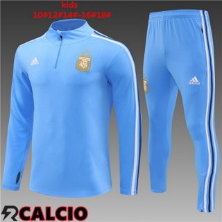 Insieme Tuta Calcio Argentina Bambino Blu 2024/2025  Insieme Tuta Calcio Argentina Bambino Blu 2024/2025