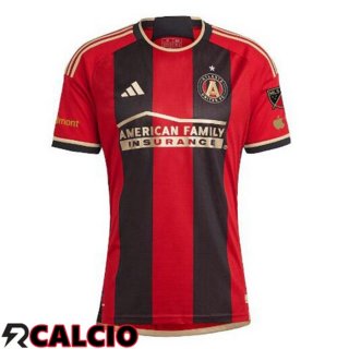 Maglie Calcio Atlanta United Prima Rosso Nero 2024/2025  Maglie Calcio Atlanta United Prima Rosso Nero 2024/2025