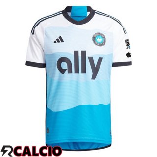 Maglie Calcio Charlotte FC Prima Blu Bianco 2024/2025  Maglie Calcio Charlotte FC Prima Blu Bianco 2024/2025