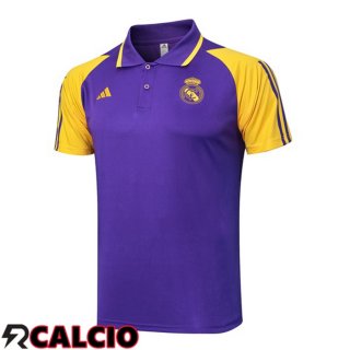 Kit Maglia Polo Real Madrid Viola 2024/2025  Kit Maglia Polo Real Madrid Viola 2024/2025