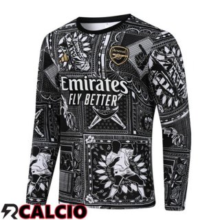 Felpa Allenamento Arsenal Nero 2024/2025