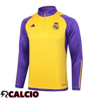 Felpa Allenamento Real Madrid Giallo Viola 2024/2025