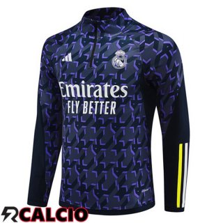 Felpa Allenamento Real Madrid Blu Reale 2024/2025