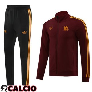 Insieme Tuta Calcio - Giacca AS Roma Rosso 2024/2025