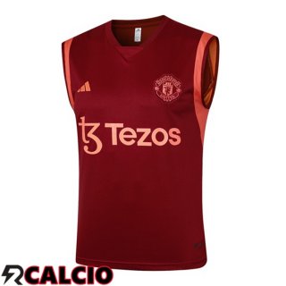 Canotta Allenamento Manchester United Rosso 2024/2025