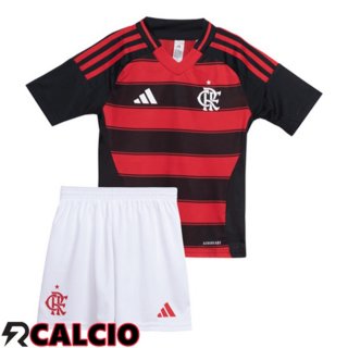 Prima Maglia Flamengo Bambino Rosso Nero 2025/2026