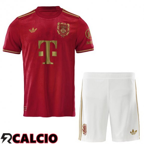 Maglia Bayern Monaco Bambino Edizione 125° anniversario Rosso 2025/2026