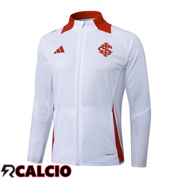 Giacca Calcio SC Internacional Bianco 2025/2026  Giacca Calcio SC Internacional Bianco 2025/2026