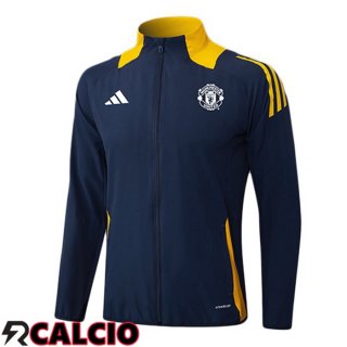Giacca Calcio Manchester United Blu Reale 2025/2026  Giacca Calcio Manchester United Blu Reale 2025/2026