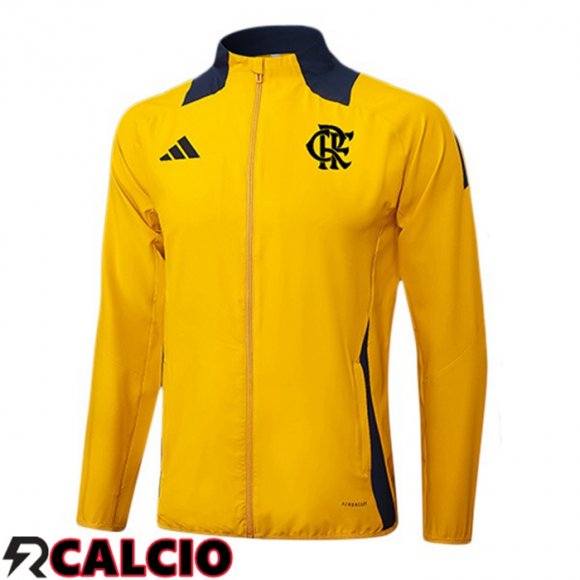 Giacca Calcio Flamengo Giallo 2025/2026  Giacca Calcio Flamengo Giallo 2025/2026