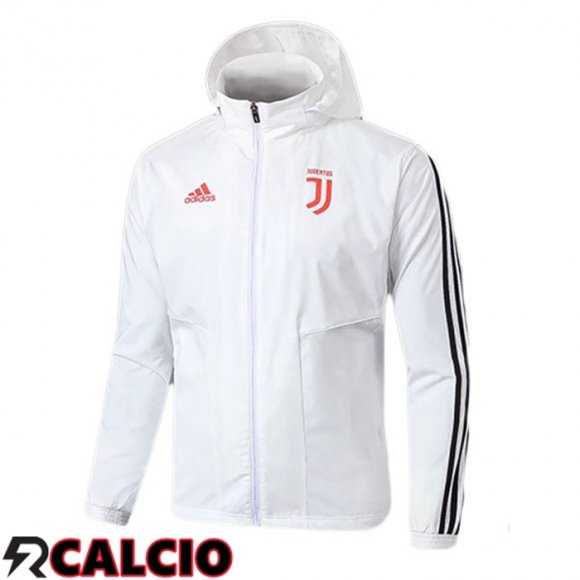 Giacca A Vento Juventus Bianco 2025/2026  Giacca A Vento Juventus Bianco 2025/2026