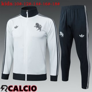 Insieme Tuta Calcio - Giacca Juventus Bambino Grigio 2025/2026