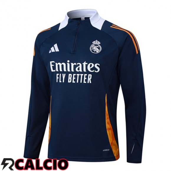 Felpa Allenamento Real Madrid Blu Reale 2025/2026