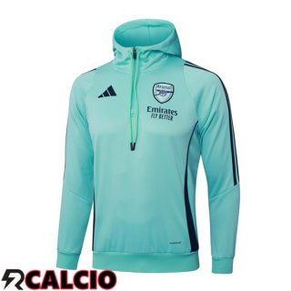 Felpa Con Cappuccio Arsenal Verde 2025/2026
