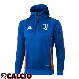 Felpa Con Cappuccio Juventus Blu 2025/2026  Felpa Con Cappuccio Juventus Blu 2025/2026