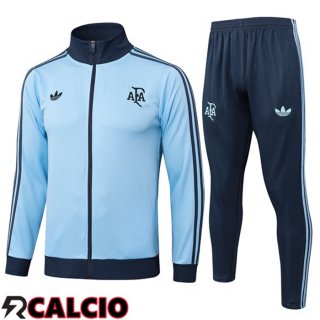 Insieme Tuta Calcio - Giacca Argentina Blu 2025/2026  Insieme Tuta Calcio - Giacca Argentina Blu 2025/2026