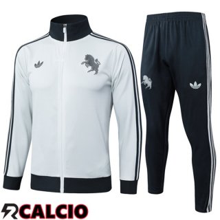 Insieme Tuta Calcio - Giacca Juventus Grigio 2025/2026