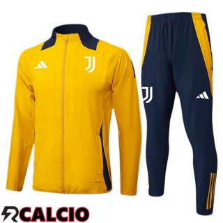 Insieme Tuta Calcio - Giacca Juventus Giallo 2025/2026  Insieme Tuta Calcio - Giacca Juventus Giallo 2025/2026