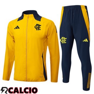 Insieme Tuta Calcio - Giacca Flamengo Giallo 2025/2026