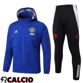 Tuta Calcio - Giacca A Vento Manchester United Blu 2025/2026
