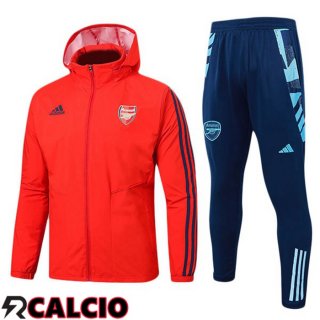 Tuta Calcio - Giacca A Vento Arsenal Rosso 2025/2026
