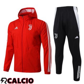 Tuta Calcio - Giacca A Vento Juventus Rosso 2025/2026