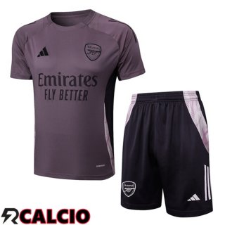 Insieme T Shirt Allenamento Arsenal + Pantaloncini Viola 2025/2026