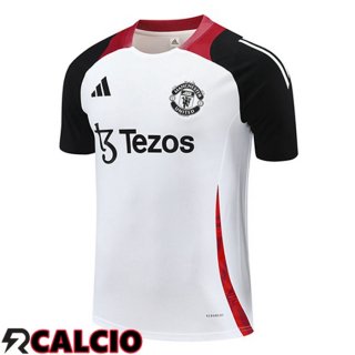 T Shirt Allenamento Manchester United Bianco 2025/2026