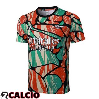 T Shirt Allenamento Arsenal Rosso Verde 2025/2026