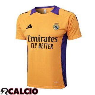 T Shirt Allenamento Real Madrid Giallo 2025/2026