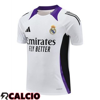 T Shirt Allenamento Real Madrid Bianco 2025/2026