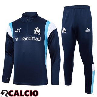 Insieme Tuta Calcio Marsiglia Blu Navy 2023/2024  Insieme Tuta Calcio Marsiglia Blu Navy 2023/2024