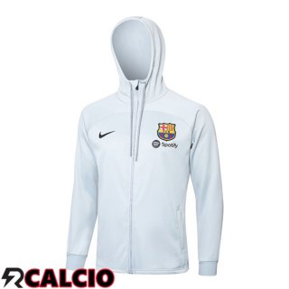 Giacca A Vento FC Barcellona Bianco 2024/2025  Giacca A Vento FC Barcellona Bianco 2024/2025