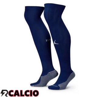 Quarto Calzini Calcio Paris PSG Blu Reale 2024/2025  Quarto Calzini Calcio Paris PSG Blu Reale 2024/2025