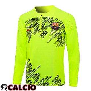 Felpa Allenamento FC Barcellona Verde 2024/2025  Felpa Allenamento FC Barcellona Verde 2024/2025