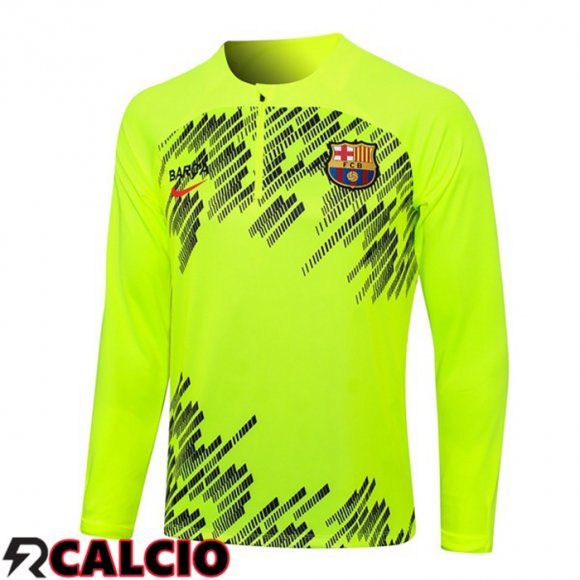 Felpa Allenamento FC Barcellona Verde 2024/2025  Felpa Allenamento FC Barcellona Verde 2024/2025