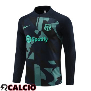 Felpa Allenamento FC Barcellona Blu Reale 2024/2025  Felpa Allenamento FC Barcellona Blu Reale 2024/2025