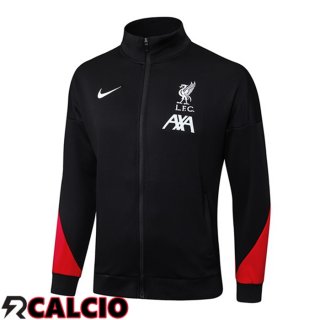 Giacca Calcio FC Liverpool Nero 2025/2026  Giacca Calcio FC Liverpool Nero 2025/2026