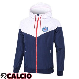 Giacca A Vento Paris PSG Bianco Blu Reale 2025/2026
