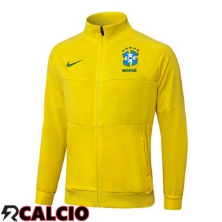 Giacca Calcio Brasile Giallo 2025/2026  Giacca Calcio Brasile Giallo 2025/2026