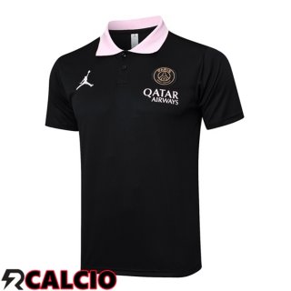 Maglia Polo Jordan Paris PSG Nero 2025/2026  Maglia Polo Jordan Paris PSG Nero 2025/2026