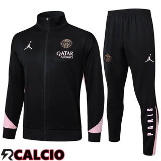Insieme Tuta Calcio - Giacca Jordan Paris PSG Nero 2025/2026