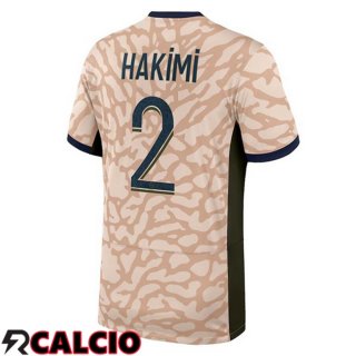 Maglie Calcio Paris PSG (Hakimi 2) Quarto Rosa 2023/2024  Maglie Calcio Paris PSG (Hakimi 2) Quarto Rosa 2023/2024