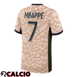 Maglie Calcio Paris PSG (Mbappé 7) Quarto Rosa 2023/2024  Maglie Calcio Paris PSG (Mbappé 7) Quarto Rosa 2023/2024