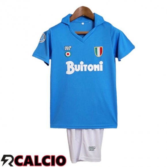 Maglie Calcio SSC Napoli Retro Bambino Prima 1987/1988  Maglie Calcio SSC Napoli Retro Bambino Prima 1987/1988