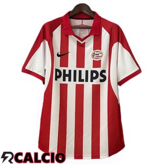 Prima Maglia PSV Eindhoven Retro Rosso Bianco 2000-2001  Prima Maglia PSV Eindhoven Retro Rosso Bianco 2000-2001