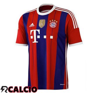 Prima Maglia Bayern Monaco Retro Rosso Blu 2014-2015