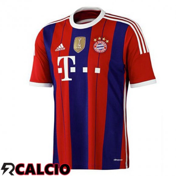 Prima Maglia Bayern Monaco Retro Rosso Blu 2014-2015