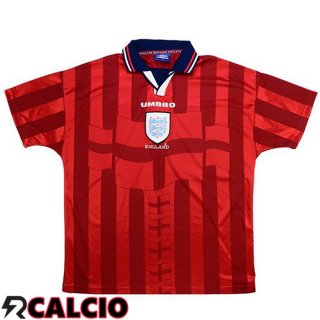 Seconda Maglia Inghilterra Retro Rosso 1998  Seconda Maglia Inghilterra Retro Rosso 1998