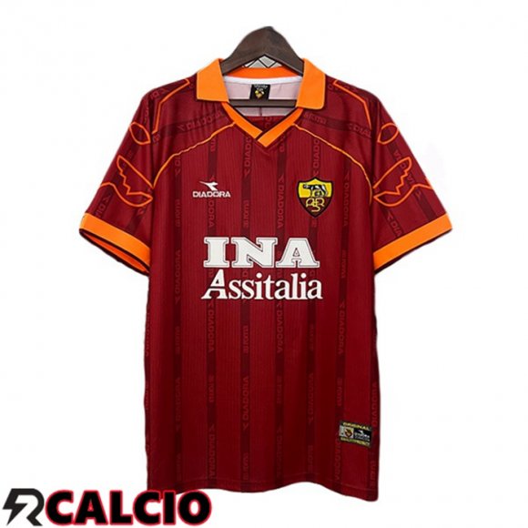 Prima Maglia AS Roma Retro Rosso 1999-2000  Prima Maglia AS Roma Retro Rosso 1999-2000